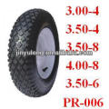 Pneumatic Rubber wheelbarrow tyre 10"x3.50-4